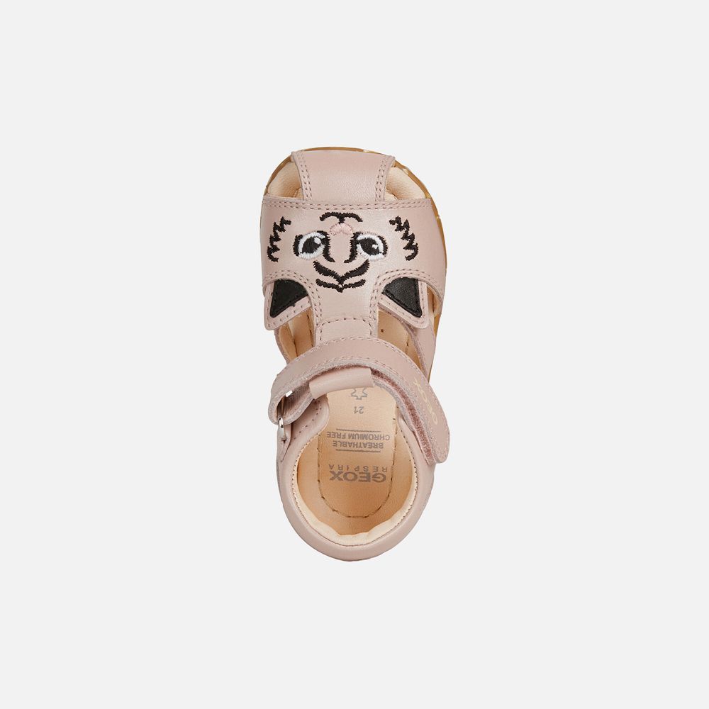 Sandalias Geox Bebe Rosa - Alul Girl - MJQAF8564